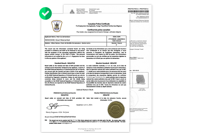 Integrated Background Check Application